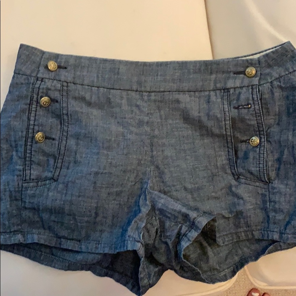 j. Crew chambray shorts